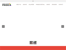 Tablet Screenshot of northshorepride.org